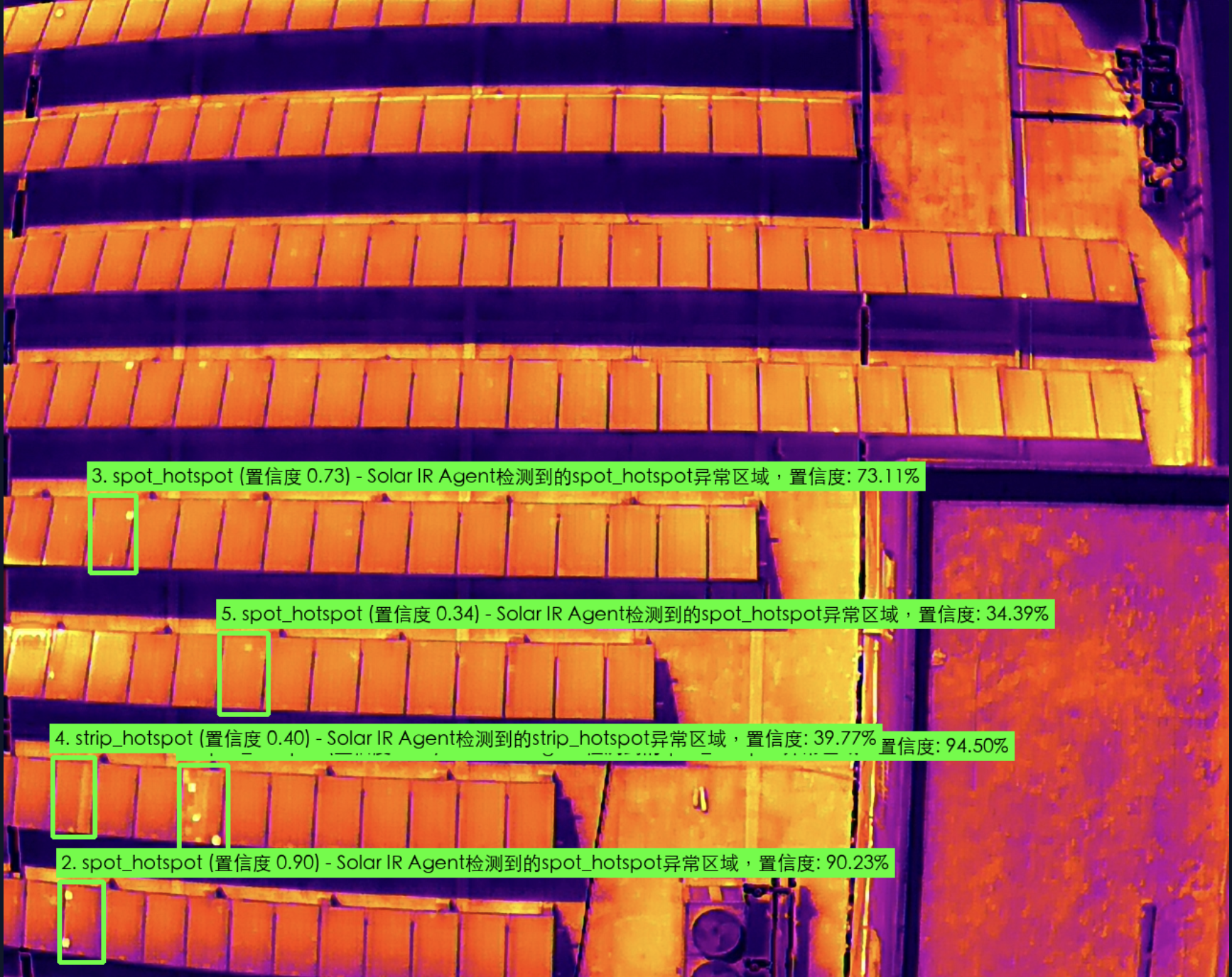 AI annotated result preview